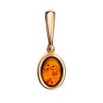 Stylish Cognac Amber In Gold Adjustable Ring The Goji, Ring Size: Adjustable, image , picture 6