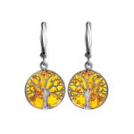 Amazing Symbolic Gift The Tree Of Life Bracelet Made in Amber And Sterling Silver, image , picture 5