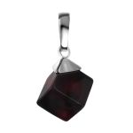 Silver Ring With Cherry Amber The Sugar, Ring Size: Adjustable, image , picture 6