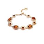 Amber Earrings In Gold-Plated Silver The Luxor, image , picture 7