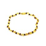 Two-Toned Amber Teething Necklace, image 