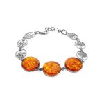 Symbolic Earrings Made With Amber And Sterling Silver The Tree Of Life, image , picture 8