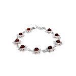 Silver Pendant With Cherry Amber The Helios, image , picture 7