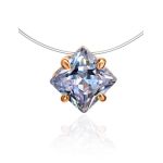 Classic Golden Ring With White Crystal, Ring Size: 6 / 16.5, image , picture 7