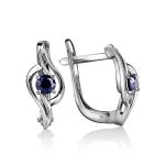 Refined Sapphire Earrings In White Gold The Mermaid, image 