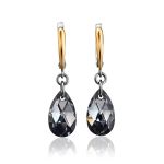 Crystal Dangles in Gold Plated Silver The Fame, image 