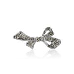 Sterling Silver Brooch With Marcasites The Lace, image 