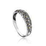 Silver Hoop Earrings With Marcasites The Lace, image , picture 5