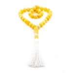 33 Honey Amber Muslim Prayer Beads With Tassel, image 