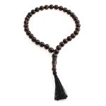 33 Black Amber Islamic Prayer Beads With Tassel, image 