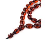 33 Cherry Amber Muslim Prayer Beads, image 