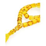 Lemon Amber Islamic Prayer Beads With Tassel, image 