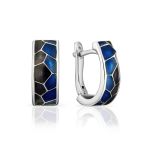 Silver Enamel Band Ring, Ring Size: 8.5 / 18.5, image , picture 5