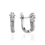 White Gold Statement Ring With Diamonds, Ring Size: 7 / 17.5, image , picture 5