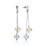 Silver Dangles With Bold Chameleon Crystals The Fame, image 