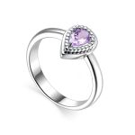 Sterling Silver Amethyst Ring, Ring Size: 8 / 18, image 