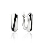 Silver Ring With Black Enamel, Ring Size: 6.5 / 17, image , picture 6