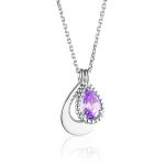 Sterling Silver Amethyst Dangles, image , picture 5