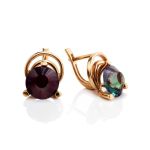 Golden Cocktail Ring With Alexandrite, Ring Size: 7 / 17.5, image , picture 6