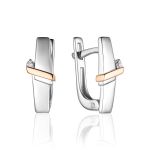 Silver Ring With Diamond And Golden Detail The Diva, Ring Size: 6 / 16.5, image , picture 5