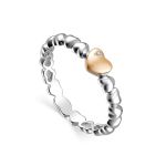 Silver Diamond Ring The Diva Collection, Ring Size: 8 / 18, image 