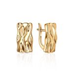 Textured Gold Plated Ring, Ring Size: 7 / 17.5, image , picture 7