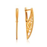 Geometric Gold Plated Silver Ring, Ring Size: 8 / 18, image , picture 5