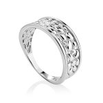 Silver Pebbled Band Ring The Sacral, Ring Size: 9 / 19, image 