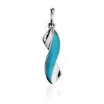 Sterling Silver Pendant With Enamel, image 