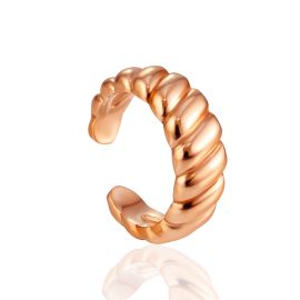 Rose Gold Plated Textured Cuff The ICONIC, image 