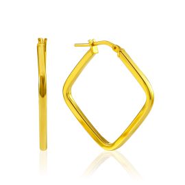 Glossy Square Earrings The Silk, image 