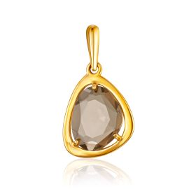 Stunning Smoky Quartz Pendant, image 