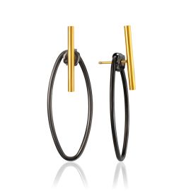 Bold Bicolor Earrings, image 