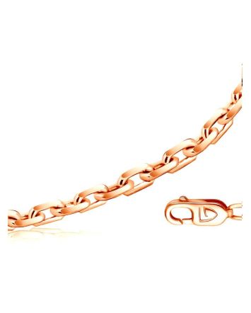Gold Plated Silver Cable Chain 55 cm, Length: 45, image 