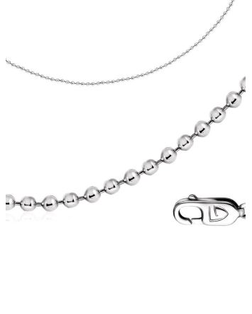 Fine Silver Ball Chain, Length: 40, image 
