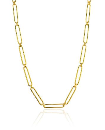 Gold Plated Silver Chain Necklace The ICONIC, image 