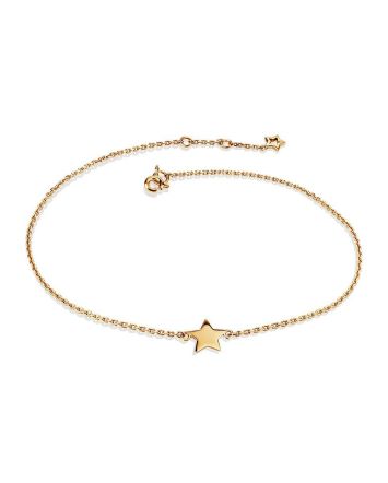 Golden Chain Bracelet With Tiny Stars, image 