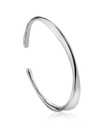 Sleek Silver Cuff Bracelet The ICONIC, image 