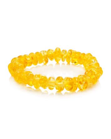 Lemon Amber Bracelet For Kids, image 