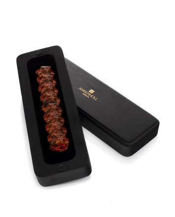 Texturized Cognac Amber Massage Stick, image 