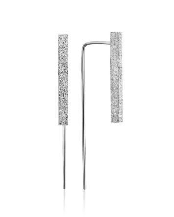 Designer Silver Threader Earrings The ICONIC, image 