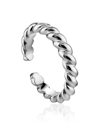 Chic Silver Adjustable Ring The ICONIC, Ring Size: Adjustable, image 