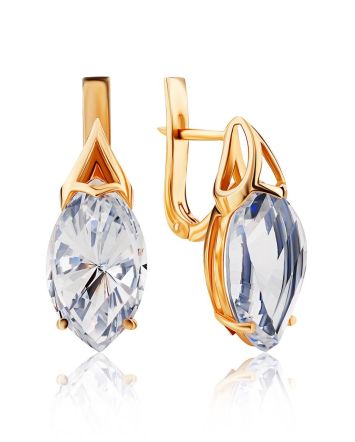 Amazing Gold Topaz Earrings, image 