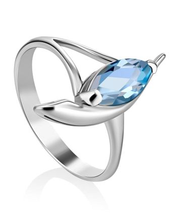 Chic Silver Topaz Ring, Ring Size: 9.5 / 19.5, image 
