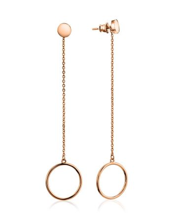 Chic Rose Gold Plated Silver Dangles The ICONIC, image 