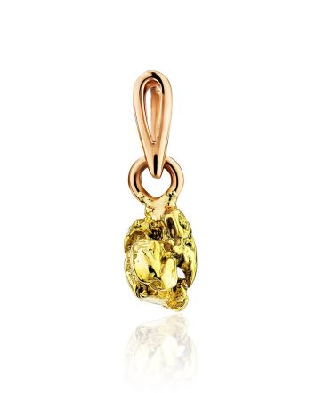 Extraordinary 24K Gold Pendant The Nugget, image 