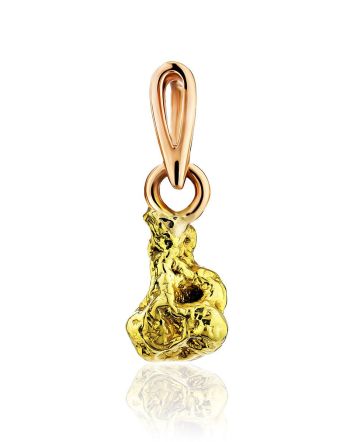 Exclusive 24K Gold Pendant The Nugget, image 