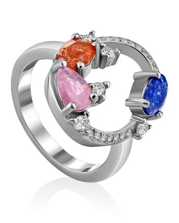 Playful Design Sugar Quartz Ring, Ring Size: 6 / 16.5, image 
