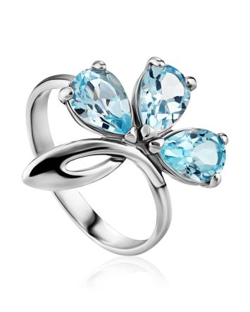 Luminous Silver Topaz Ring, Ring Size: 8.5 / 18.5, image 