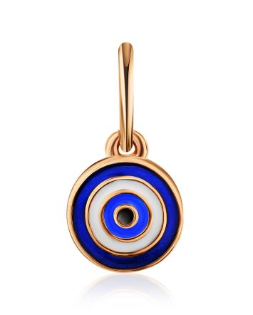 Symbolic Gold Enamel Pendant, image 